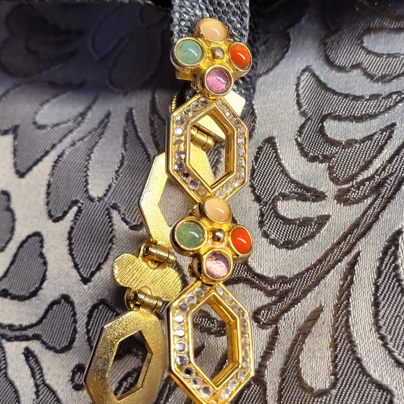 Vintage Authentic Judith Leiber snake skin cross body purse - Picture 7 of 14